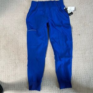 Cherokee Infinity Galaxy Blue Scrub Bottoms (NWT) petite xs